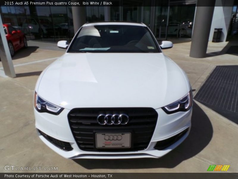 Ibis White / Black 2015 Audi A5 Premium Plus quattro Coupe