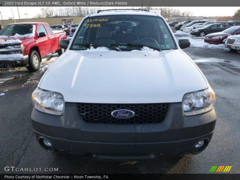 Oxford White / Medium/Dark Pebble 2007 Ford Escape XLT V6 4WD