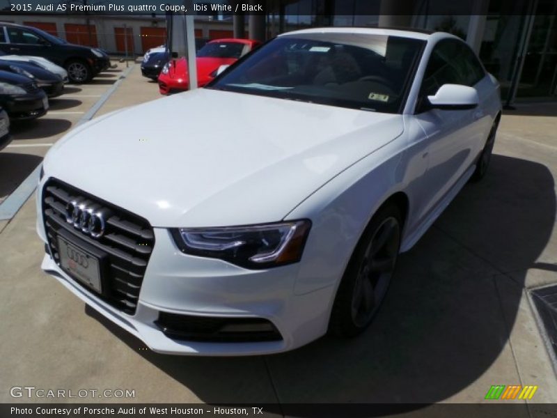 Ibis White / Black 2015 Audi A5 Premium Plus quattro Coupe