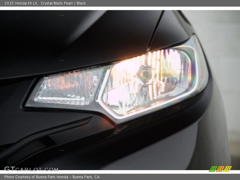 Crystal Black Pearl / Black 2015 Honda Fit LX