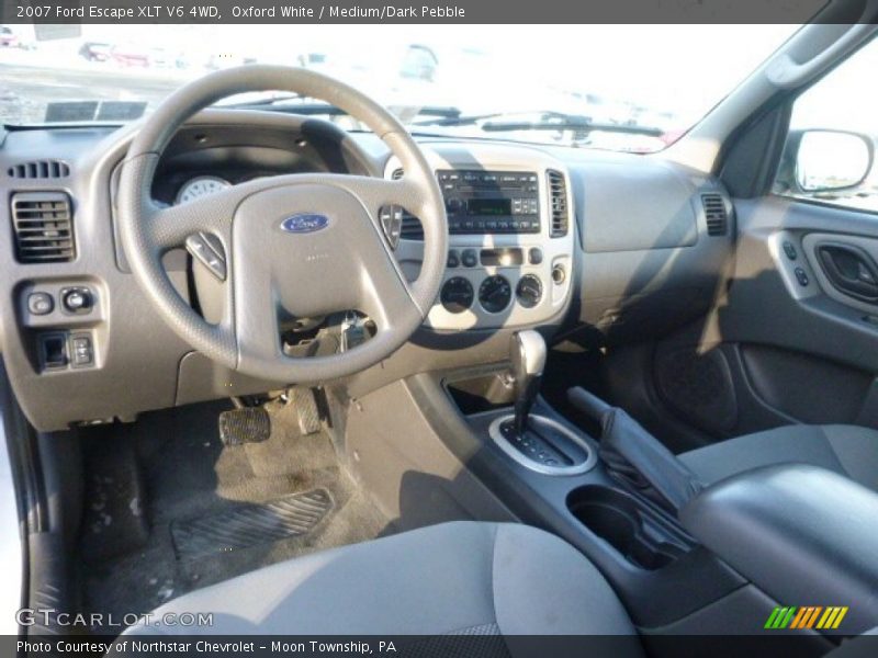 Oxford White / Medium/Dark Pebble 2007 Ford Escape XLT V6 4WD