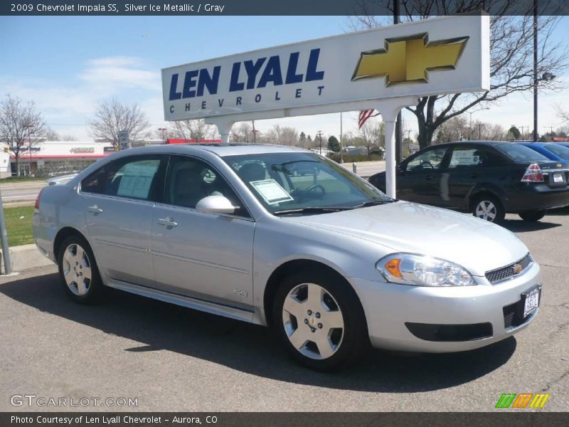 Silver Ice Metallic / Gray 2009 Chevrolet Impala SS