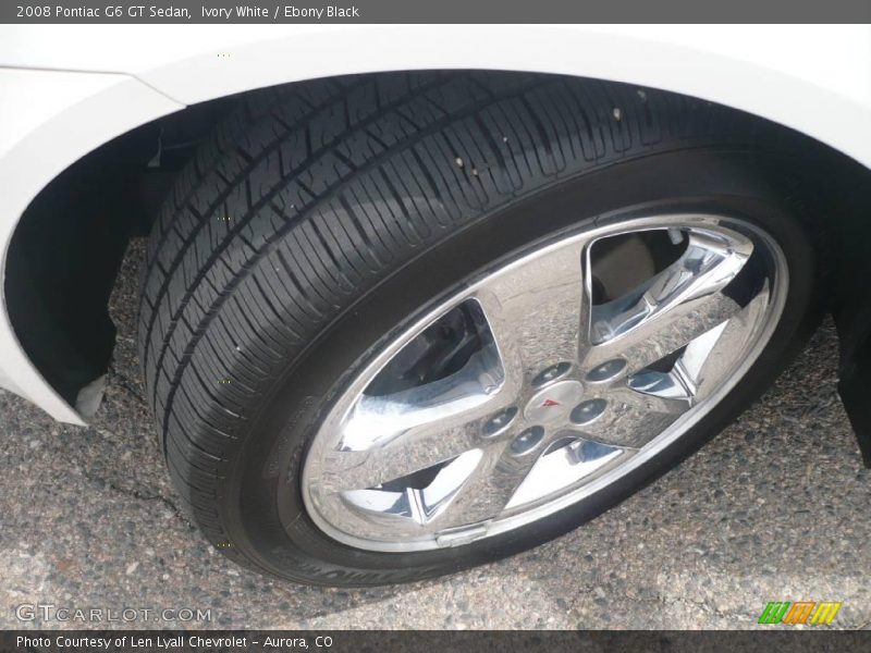 Ivory White / Ebony Black 2008 Pontiac G6 GT Sedan