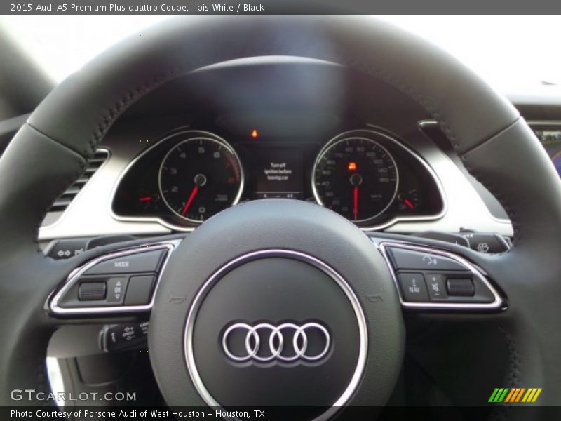 Ibis White / Black 2015 Audi A5 Premium Plus quattro Coupe