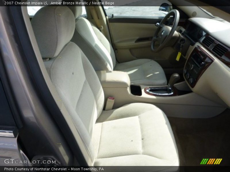 Amber Bronze Metallic / Neutral Beige 2007 Chevrolet Impala LS
