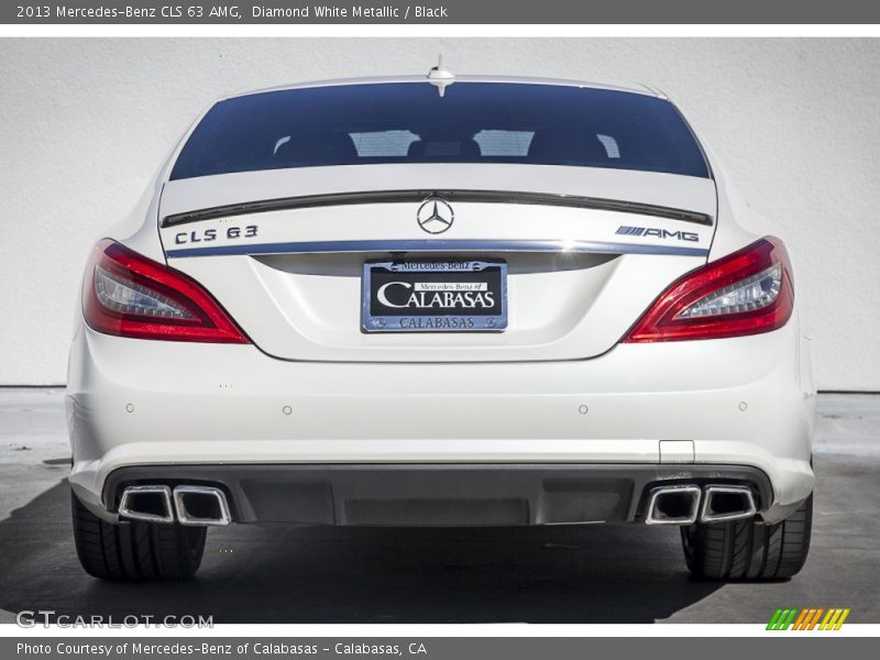 Diamond White Metallic / Black 2013 Mercedes-Benz CLS 63 AMG