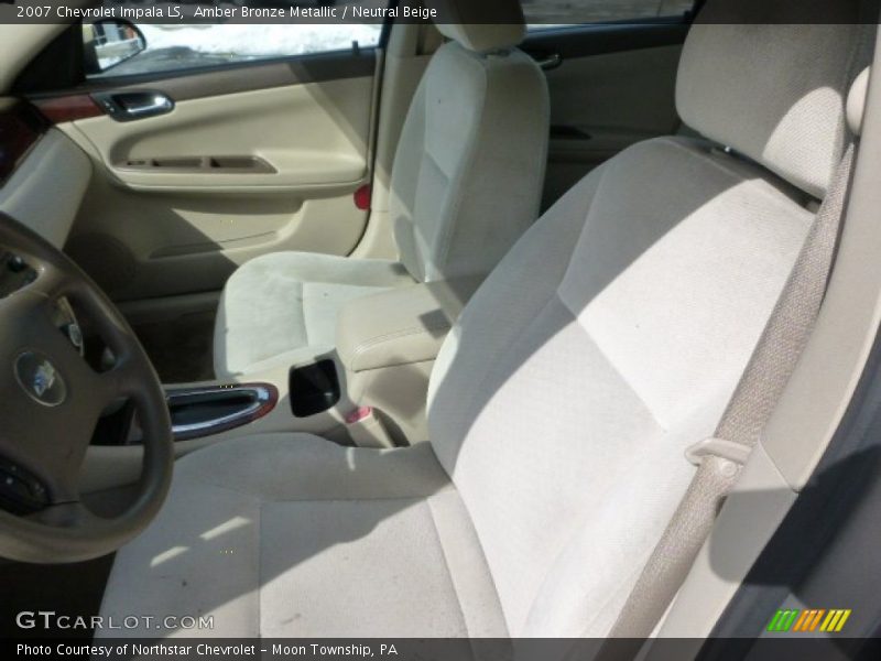 Amber Bronze Metallic / Neutral Beige 2007 Chevrolet Impala LS