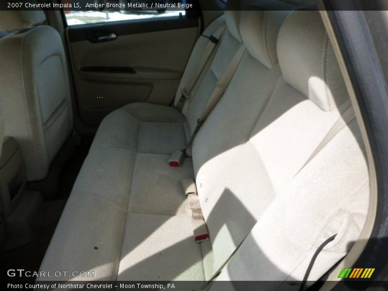 Amber Bronze Metallic / Neutral Beige 2007 Chevrolet Impala LS