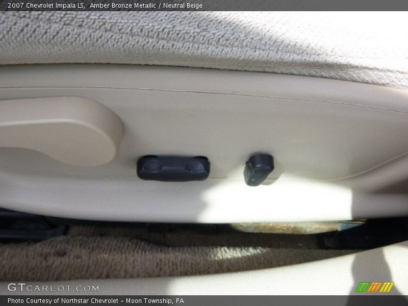 Amber Bronze Metallic / Neutral Beige 2007 Chevrolet Impala LS