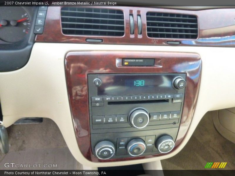 Amber Bronze Metallic / Neutral Beige 2007 Chevrolet Impala LS