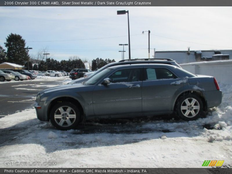 Silver Steel Metallic / Dark Slate Gray/Light Graystone 2006 Chrysler 300 C HEMI AWD