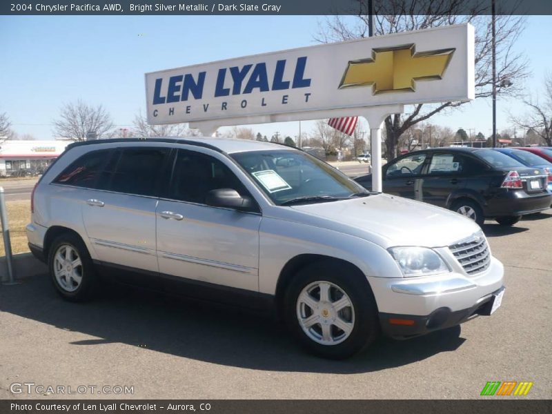 Bright Silver Metallic / Dark Slate Gray 2004 Chrysler Pacifica AWD