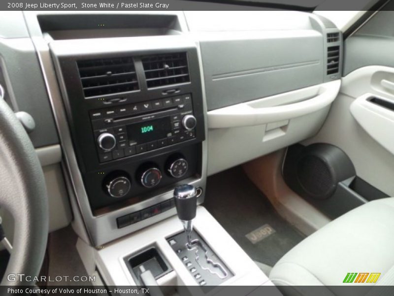 Stone White / Pastel Slate Gray 2008 Jeep Liberty Sport