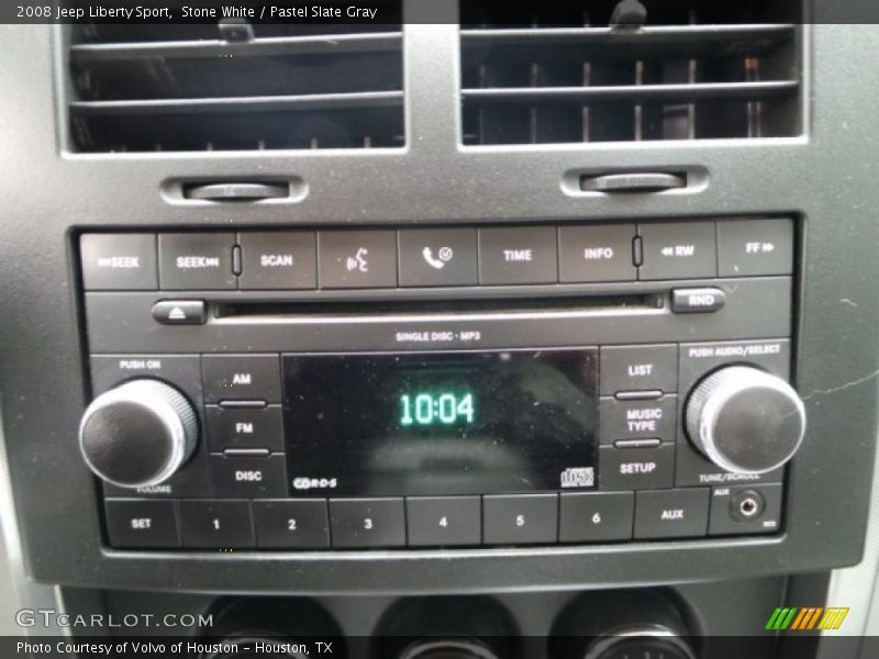 Stone White / Pastel Slate Gray 2008 Jeep Liberty Sport
