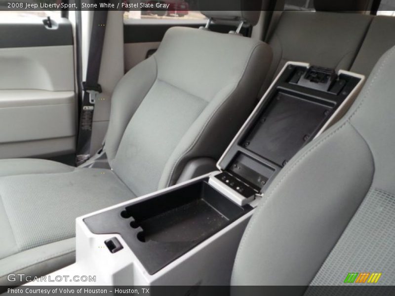 Stone White / Pastel Slate Gray 2008 Jeep Liberty Sport