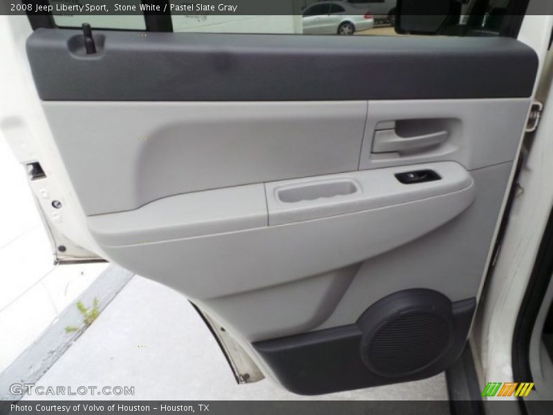 Stone White / Pastel Slate Gray 2008 Jeep Liberty Sport