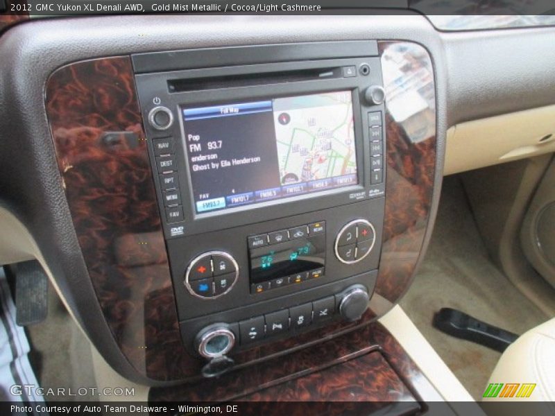 Gold Mist Metallic / Cocoa/Light Cashmere 2012 GMC Yukon XL Denali AWD
