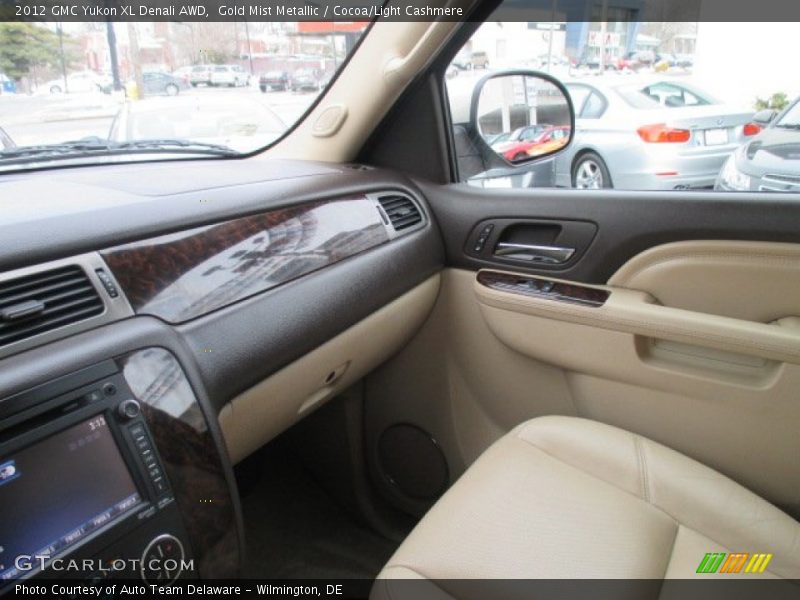 Gold Mist Metallic / Cocoa/Light Cashmere 2012 GMC Yukon XL Denali AWD