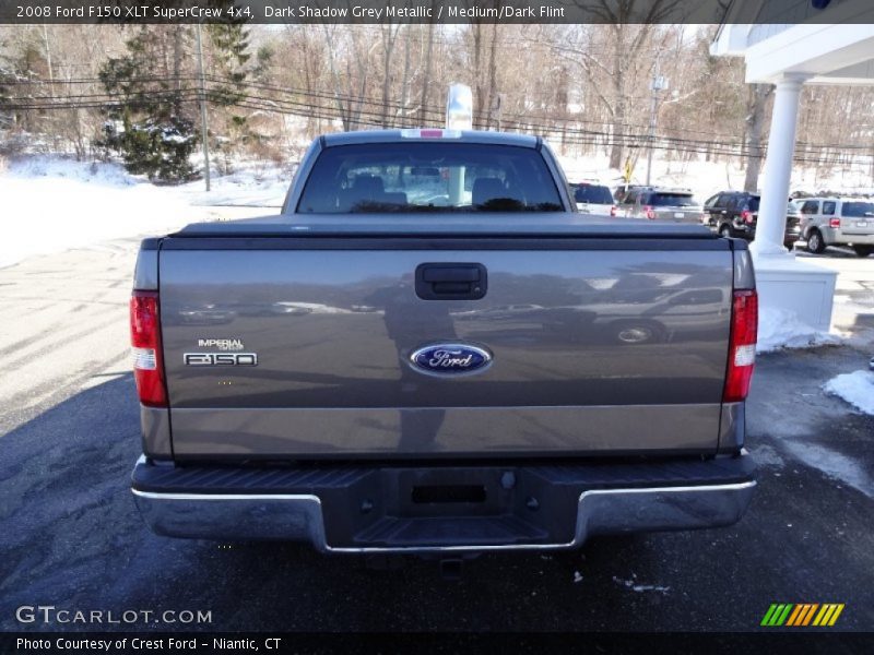Dark Shadow Grey Metallic / Medium/Dark Flint 2008 Ford F150 XLT SuperCrew 4x4