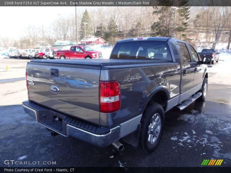 Dark Shadow Grey Metallic / Medium/Dark Flint 2008 Ford F150 XLT SuperCrew 4x4