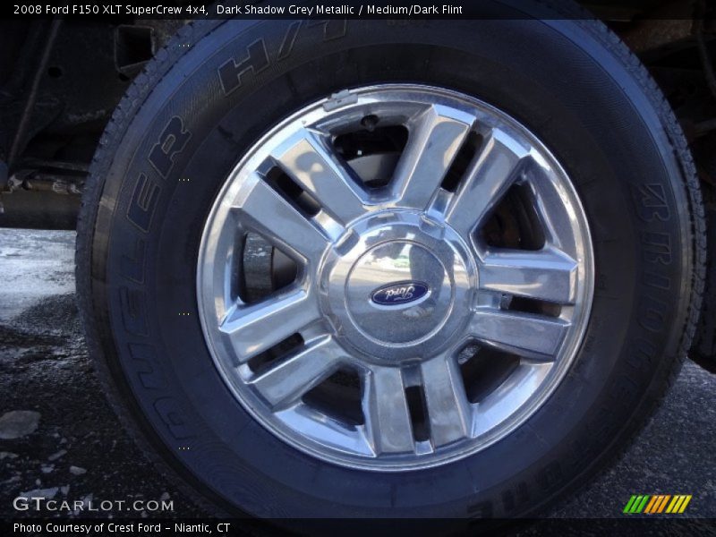 Dark Shadow Grey Metallic / Medium/Dark Flint 2008 Ford F150 XLT SuperCrew 4x4