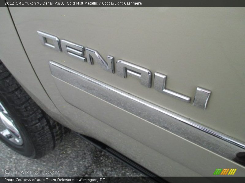 Gold Mist Metallic / Cocoa/Light Cashmere 2012 GMC Yukon XL Denali AWD