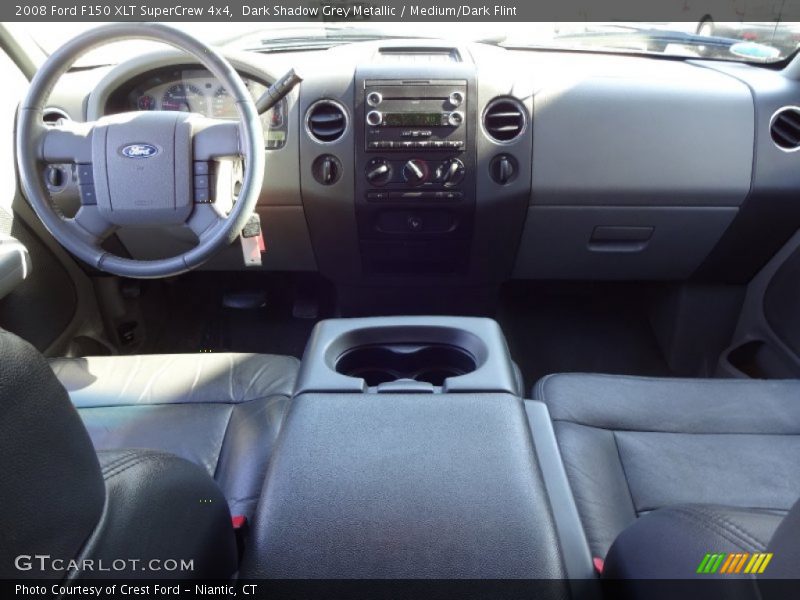 Dark Shadow Grey Metallic / Medium/Dark Flint 2008 Ford F150 XLT SuperCrew 4x4