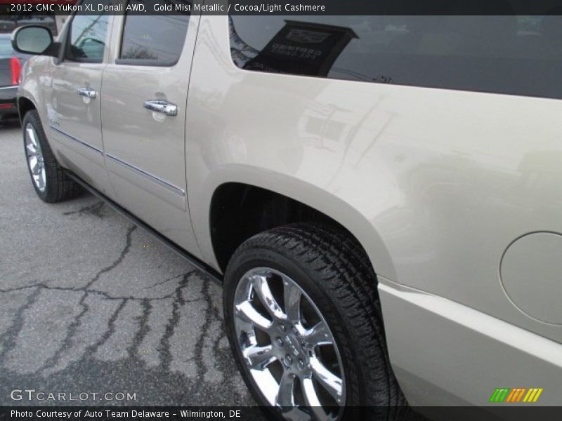 Gold Mist Metallic / Cocoa/Light Cashmere 2012 GMC Yukon XL Denali AWD