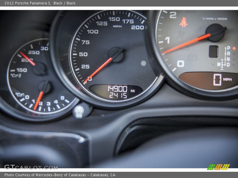  2012 Panamera S S Gauges