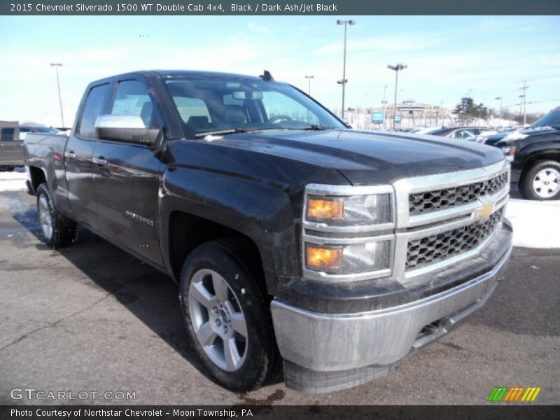 Front 3/4 View of 2015 Silverado 1500 WT Double Cab 4x4
