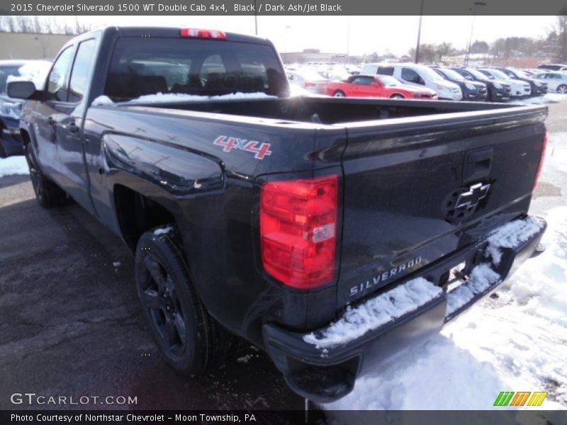 Black / Dark Ash/Jet Black 2015 Chevrolet Silverado 1500 WT Double Cab 4x4