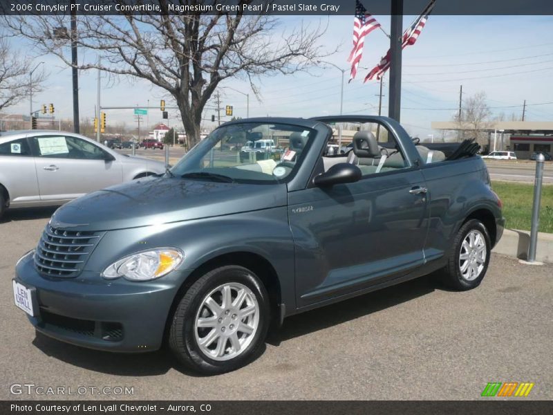 Magnesium Green Pearl / Pastel Slate Gray 2006 Chrysler PT Cruiser Convertible