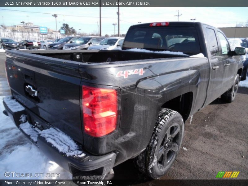 Black / Dark Ash/Jet Black 2015 Chevrolet Silverado 1500 WT Double Cab 4x4