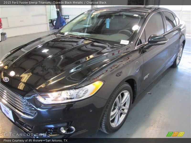 Tuxedo Black Metallic / Charcoal Black 2015 Ford Fusion Energi Titanium