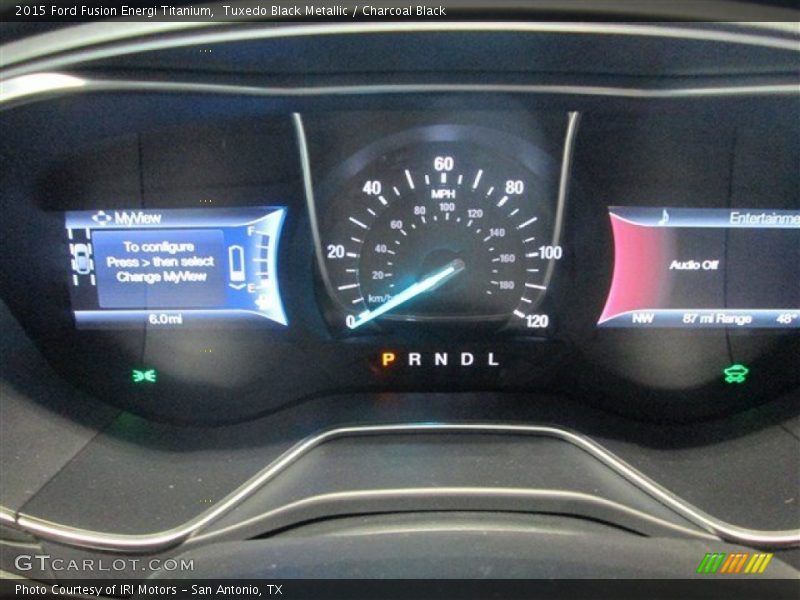 Tuxedo Black Metallic / Charcoal Black 2015 Ford Fusion Energi Titanium