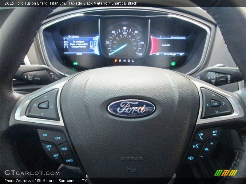 Tuxedo Black Metallic / Charcoal Black 2015 Ford Fusion Energi Titanium