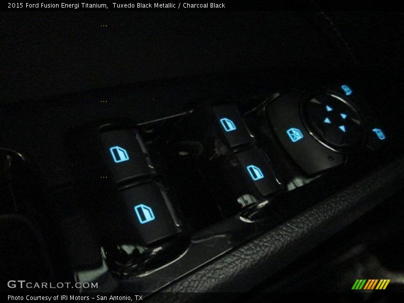 Tuxedo Black Metallic / Charcoal Black 2015 Ford Fusion Energi Titanium