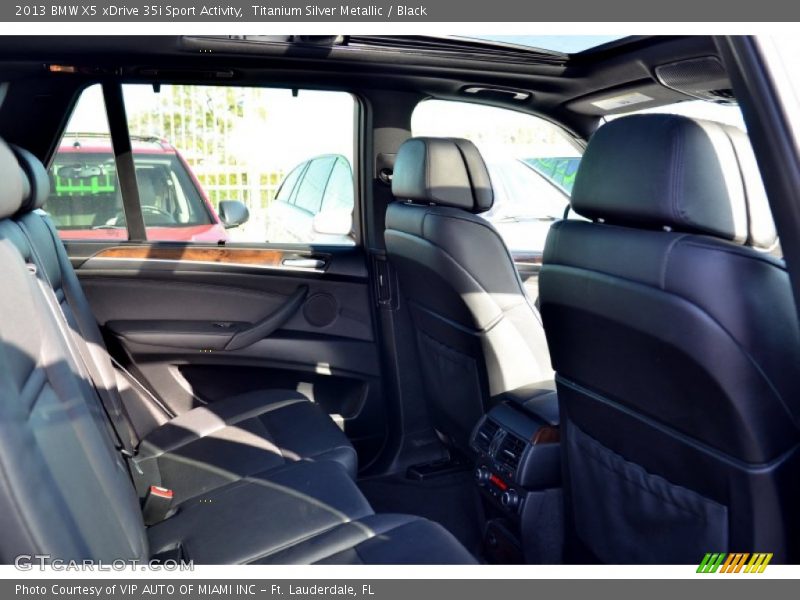 Titanium Silver Metallic / Black 2013 BMW X5 xDrive 35i Sport Activity