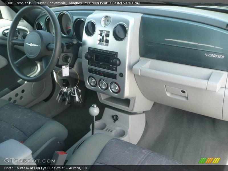 Magnesium Green Pearl / Pastel Slate Gray 2006 Chrysler PT Cruiser Convertible