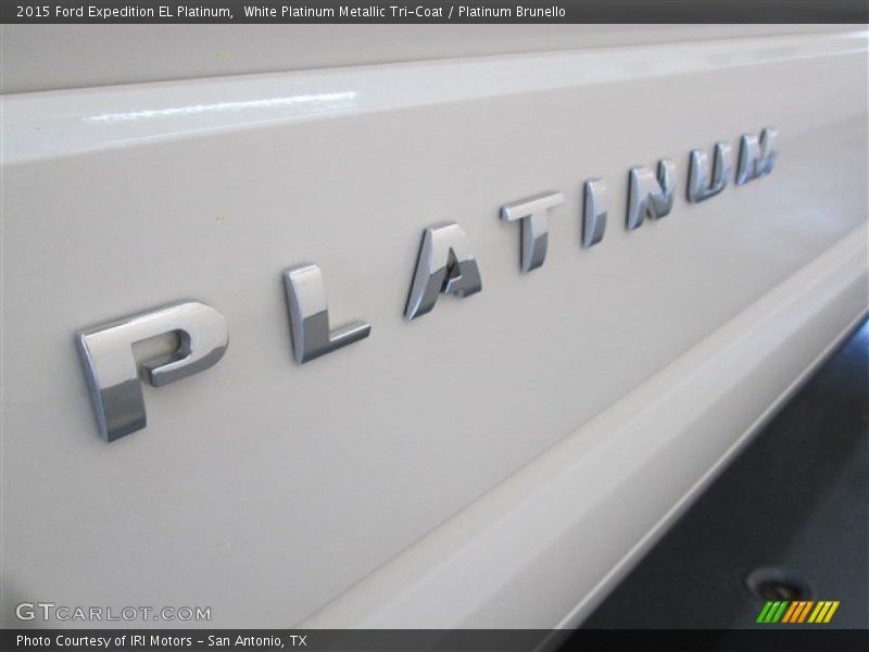 White Platinum Metallic Tri-Coat / Platinum Brunello 2015 Ford Expedition EL Platinum