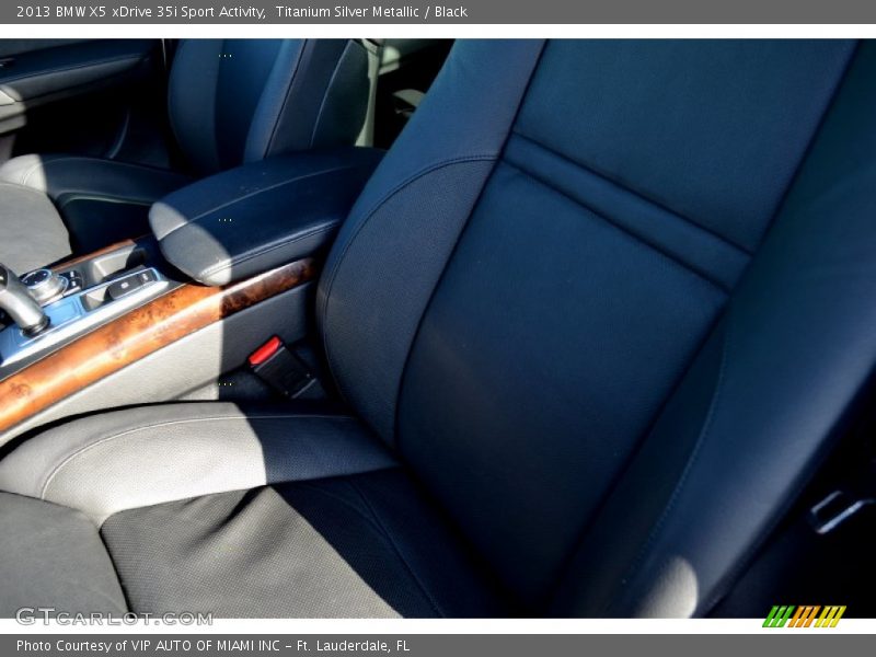 Titanium Silver Metallic / Black 2013 BMW X5 xDrive 35i Sport Activity