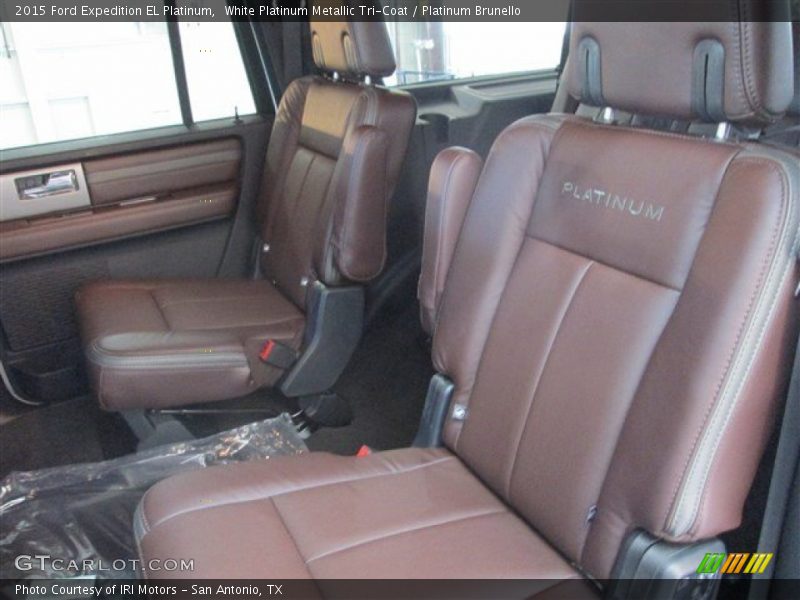 White Platinum Metallic Tri-Coat / Platinum Brunello 2015 Ford Expedition EL Platinum
