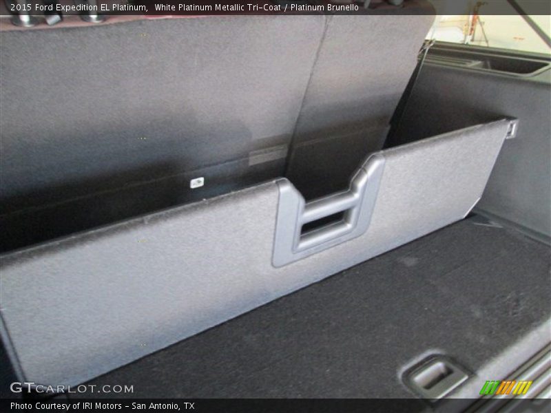 White Platinum Metallic Tri-Coat / Platinum Brunello 2015 Ford Expedition EL Platinum