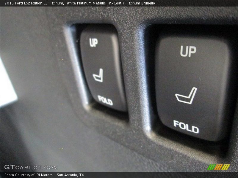 White Platinum Metallic Tri-Coat / Platinum Brunello 2015 Ford Expedition EL Platinum