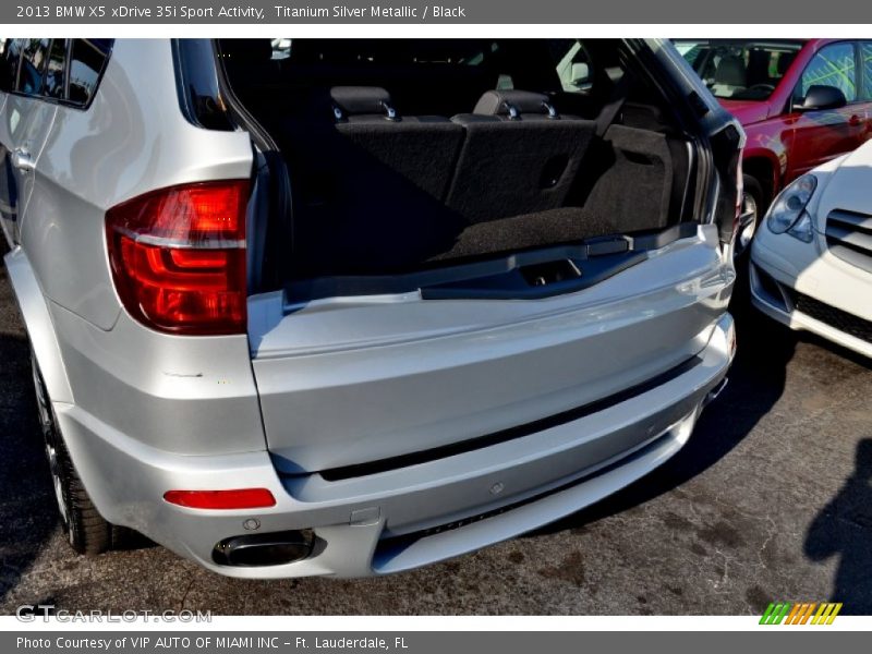 Titanium Silver Metallic / Black 2013 BMW X5 xDrive 35i Sport Activity