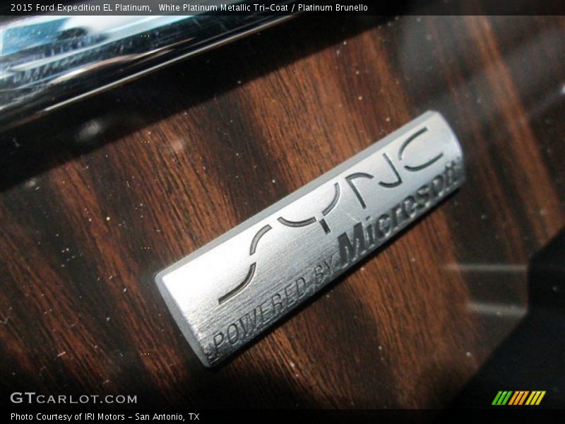 White Platinum Metallic Tri-Coat / Platinum Brunello 2015 Ford Expedition EL Platinum