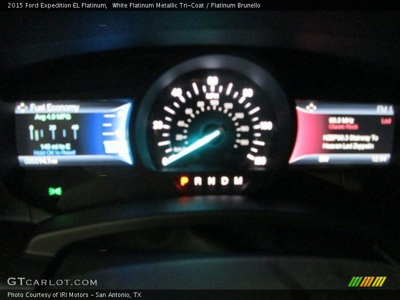 White Platinum Metallic Tri-Coat / Platinum Brunello 2015 Ford Expedition EL Platinum