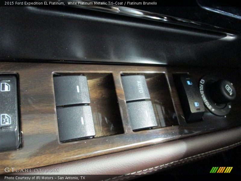 White Platinum Metallic Tri-Coat / Platinum Brunello 2015 Ford Expedition EL Platinum