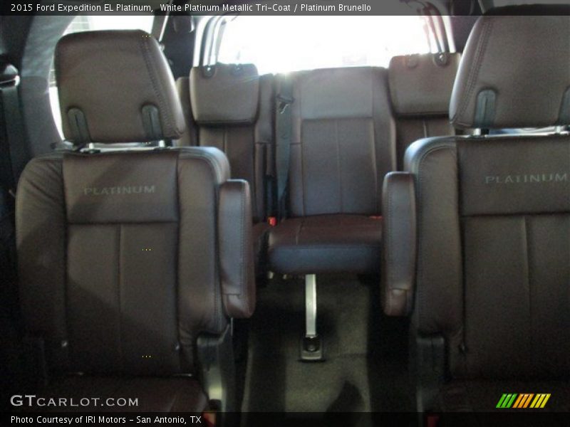 White Platinum Metallic Tri-Coat / Platinum Brunello 2015 Ford Expedition EL Platinum