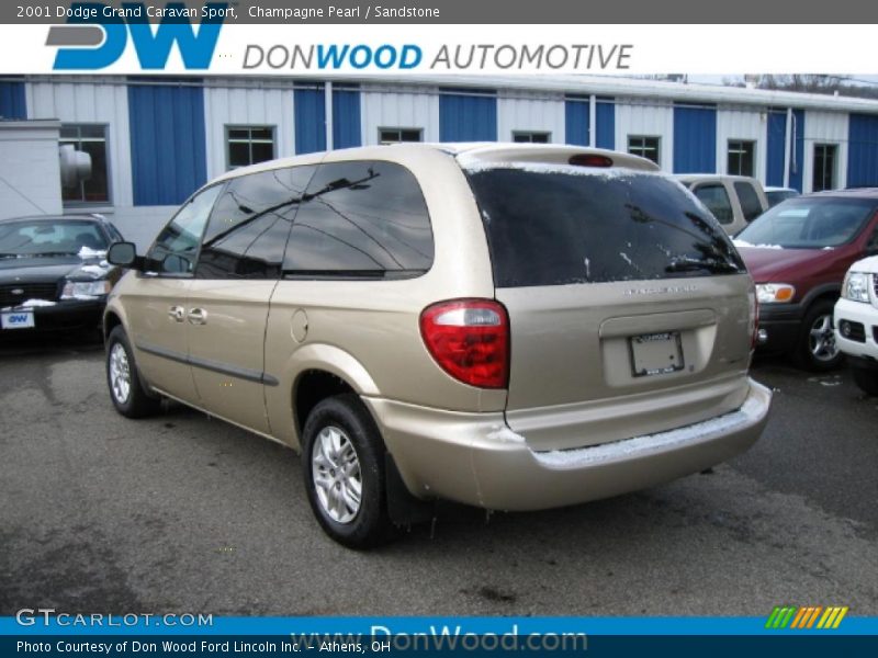 Champagne Pearl / Sandstone 2001 Dodge Grand Caravan Sport